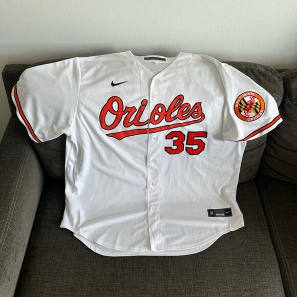 Nike Authentic Baltimore Orioles Rutschman #35 White MLB Jersey Men’s Sz: XXL - Picture 1 of 8